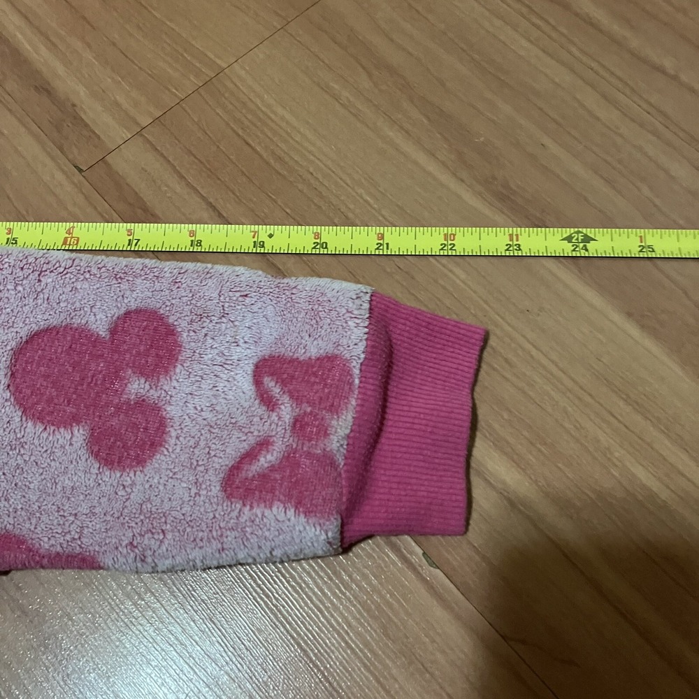 Disney Mickey Mouse Polyester Pink/white Sweater Women Extra Small - Picture 11 of 13